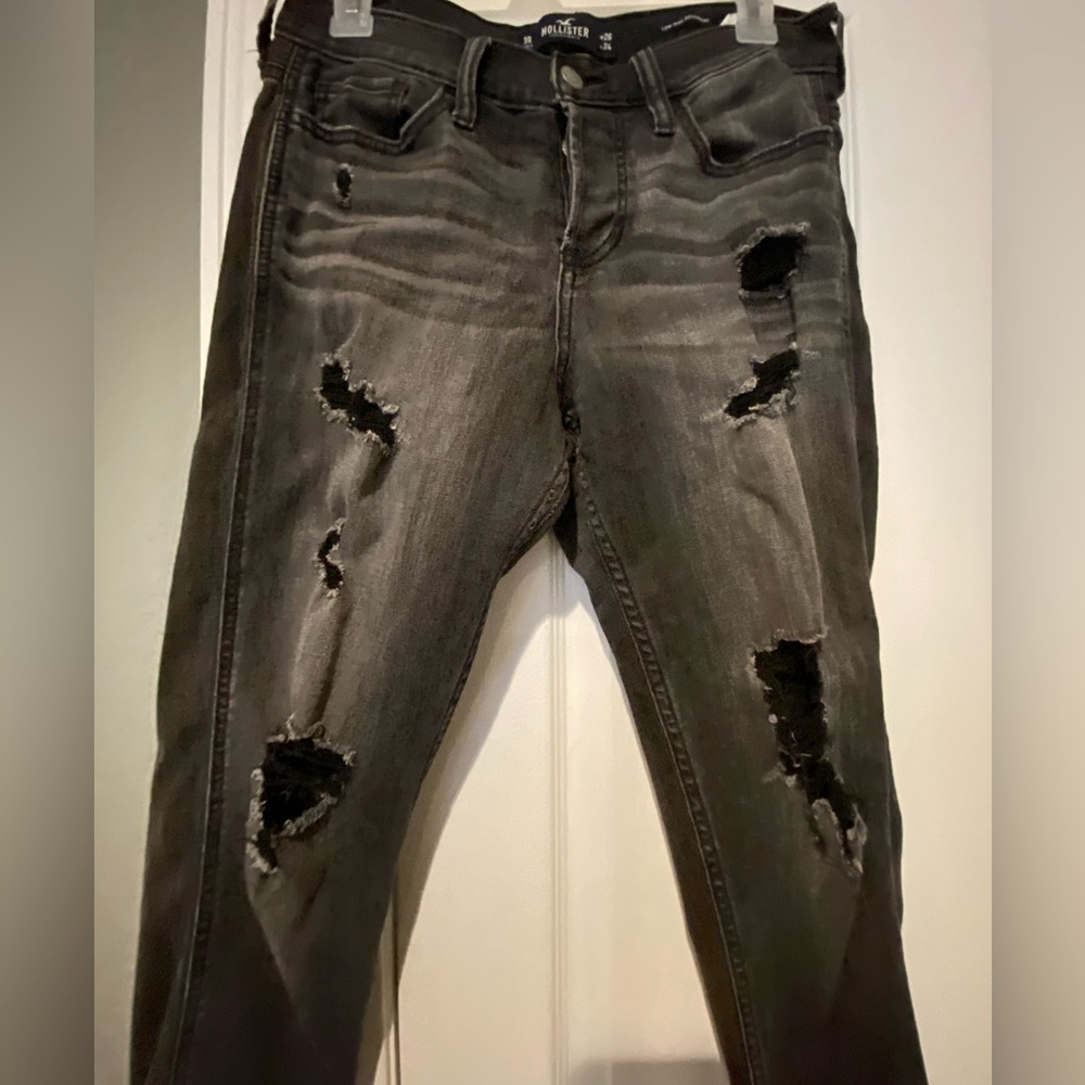 Black boyfriend hollister jeans